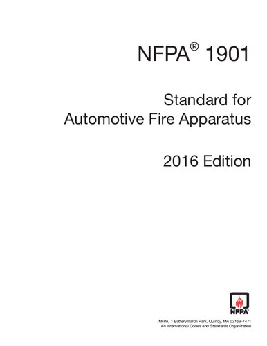 ﻿NFPA 1901: استاندارد برای دستگاه های آتش نشانی خودرو