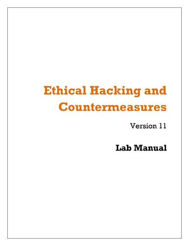 ﻿راهنمای CEH - Ethical Hacking and Countermeasures v11 Lab