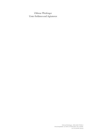 ﻿در میان سربازان و آشوبگران. سالهای شکل گیری هیتلر در ارتش آلمان 1918 - 1920