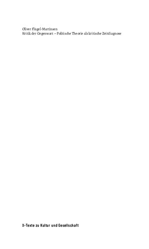 ﻿نقد حال - نظریه سیاسی به مثابه تشخیص انتقادی زمانه