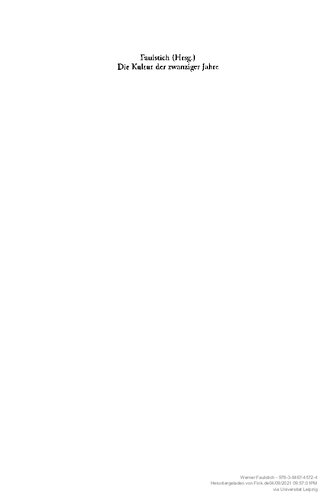 ﻿فرهنگ دهه بیست