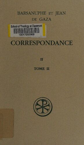 ﻿SC 451 Correspondence II, 2