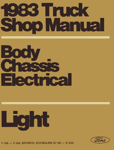 ﻿راهنمای فروشگاه کامیون فورد 1983