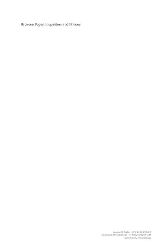 ﻿بین پاپ ها، تفتیش عقاید و شاهزادگان: چگونه اولین یسوعیان درباره بحران مذهبی در اوایل ایتالیا مدرن مذاکره کردند