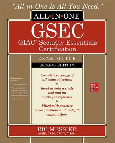 ﻿GSEC GIAC Security Essentials Certification Exam All-in-One راهنمای آزمون، ویرایش دوم، ویرایش دوم
