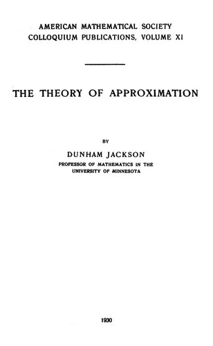 ﻿نظریه تقریب