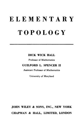 ﻿توپولوژی ابتدایی