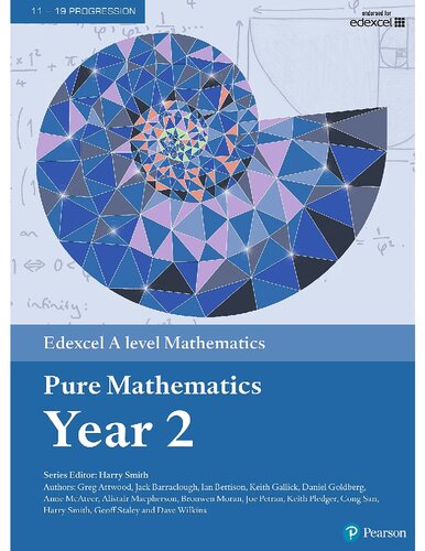 ﻿کتاب درسی Edexcel A Mathematics Pure Mathematics سال دوم + کتاب الکترونیکی (A level Maths and Further Maths 2017)