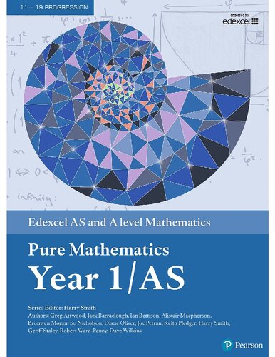 ﻿کتاب الکترونیکی کتاب درسی Edexcel AS و A Mathematics Pure Mathematics Year 1/AS (A level Maths and Further Maths 2017)