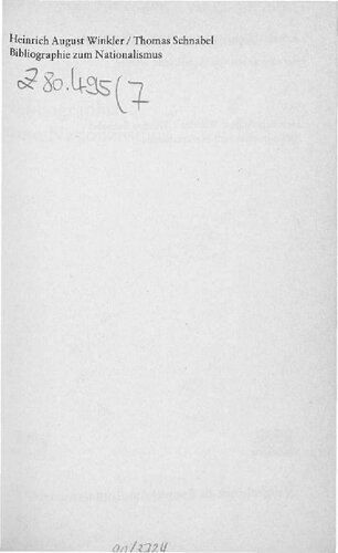 ﻿کتابشناسی در مورد ناسیونالیسم