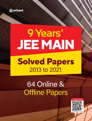 ﻿Arihant 9 Years JEE MAIN Solved Papers 2013 تا 2021
