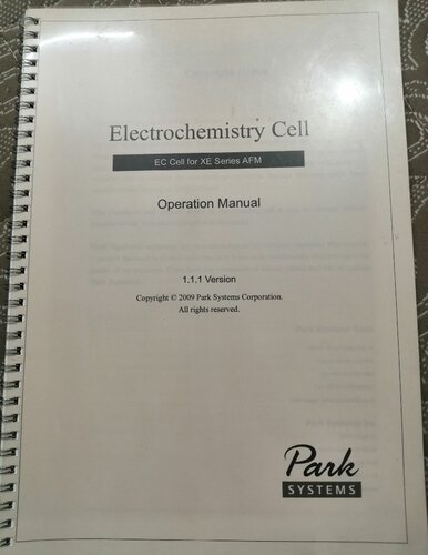 ﻿EC Cell برای AFM سری XE