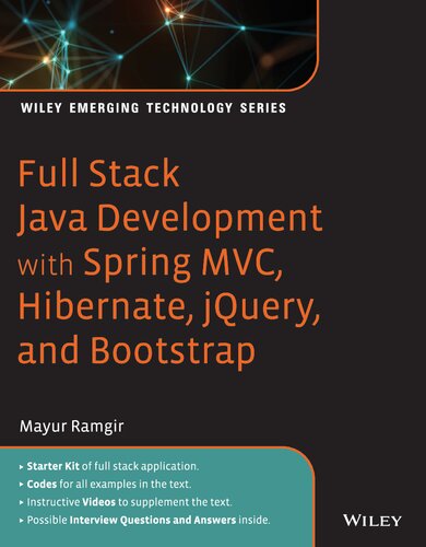 ﻿توسعه جاوا Full Stack با SPRING MVC، jQuery و Bootstrap