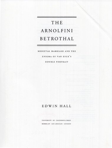 ﻿نامزدی آرنولفینی: ازدواج قرون وسطایی و معمای پرتره دوگانه ون آیک