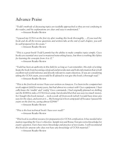 ﻿CCNA: Cisco Certified Network Associate Study Guide: Exam 640-802