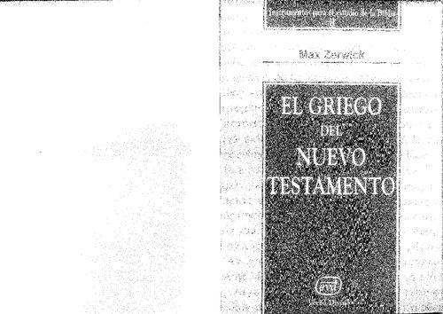 ﻿El Greego del Nuevo Testamento