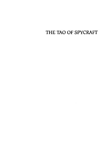 ﻿Tao of Spycraft: تئوری و عمل هوش در چین سنتی