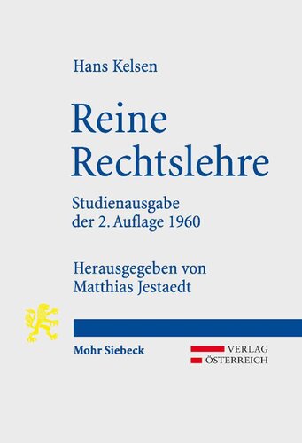 ﻿نظریه محض حقوق. با پیوست: مشکل عدالت. نسخه مطالعاتی ویرایش دوم 1960 با در نظر گرفتن تغییرات کلسن به مناسبت ترجمه به ایتالیایی در سال 1966
