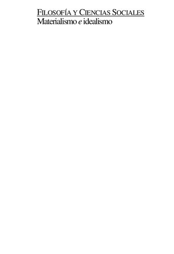﻿فلسفه و علوم اجتماعی. ماتریالیسم و ​​ایده آلیسم