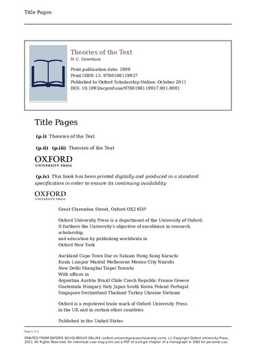 ﻿نظریه های متن