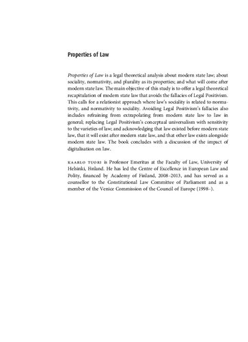 ﻿خواص قانون. حقوق مدرن و پس از آن