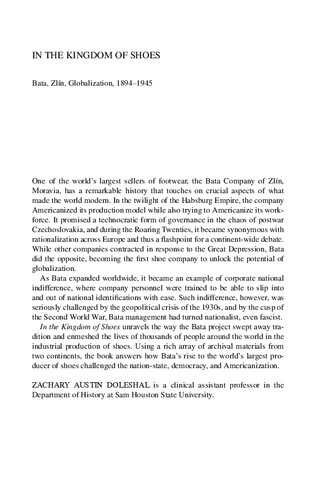 ﻿در پادشاهی کفش: باتا، زلین، جهانی شدن، 1894-1945