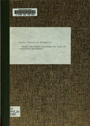 ﻿حمایت از نیجریه اساس دولت مسئول را به چالش می کشد