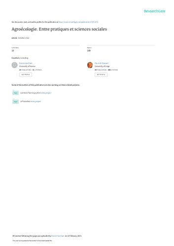 ﻿آگرواکولوژی: بین شیوه ها و علوم اجتماعی