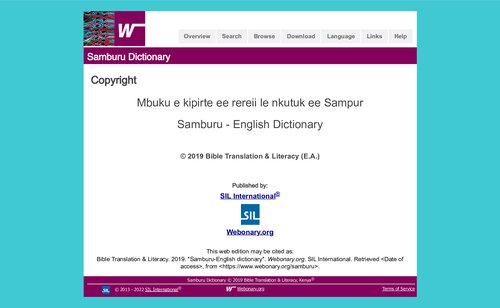 ﻿Mbuku e kipirte ee rereii le nkutuk ee Sampur. سامبورو - دیکشنری انگلیسی