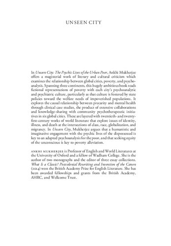 ﻿شهر دیده نشده زندگی روانی فقرای شهری