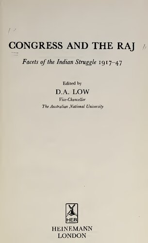 ﻿کنگره و راج: جنبه های مبارزه هند 1917-47