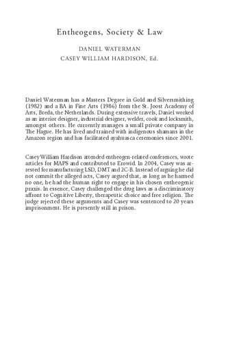 ﻿Entheogens، جامعه