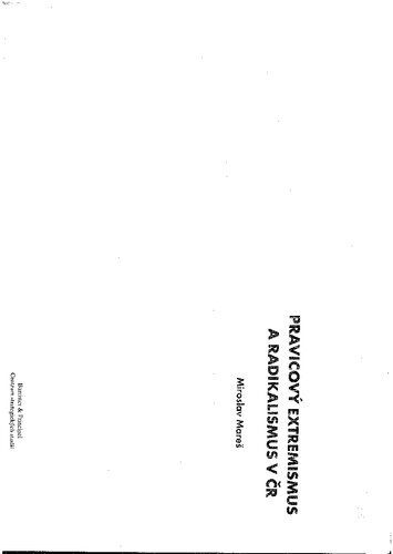 ﻿افراط گرایی و رادیکالیسم راست در جمهوری چک