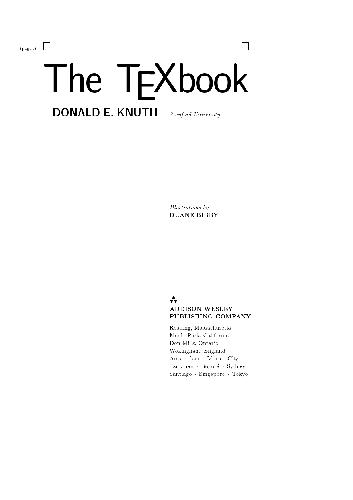 ﻿TeXbook