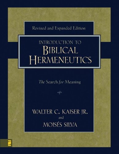 ﻿مقدمه ای بر هرمنوتیک کتاب مقدس: جستجوی معنا