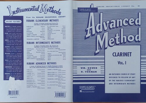 ﻿Rubank Advanced Method - Clarinet Vol. 1