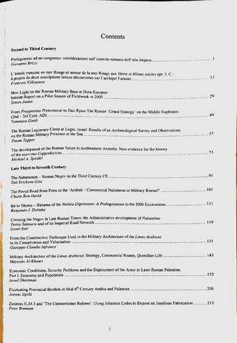 ﻿ارتش روم متاخر در شرق نزدیک از دیوکلتیان تا فتح اعراب. مجموعه مقالات یک کنفرانس برگزار شده در پوتنزا، آسرنزا و ماترا، ایتالیا (مه 2005)
