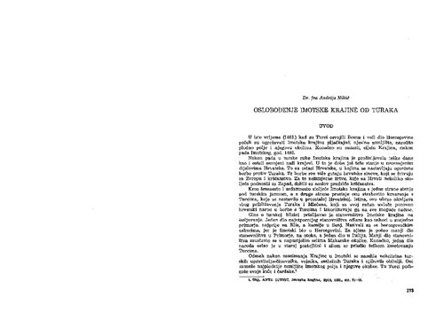 ﻿آزادسازی Imotska Krajina از دست ترکها