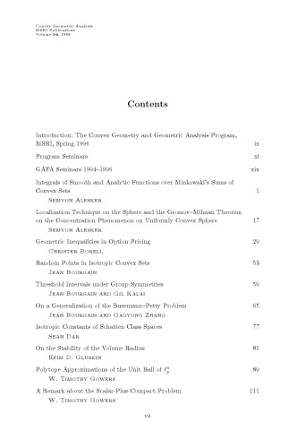 آنالیز هندسی محدب