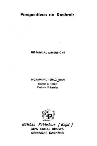 ﻿دیدگاه‌های کشمیر: ابعاد تاریخی