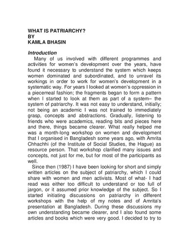 ﻿پدرسالاری چیست؟