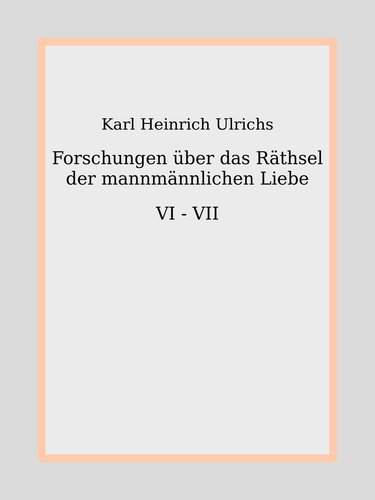 ﻿تحقیق در مورد معمای عشق مرد و مرد، جلد 2