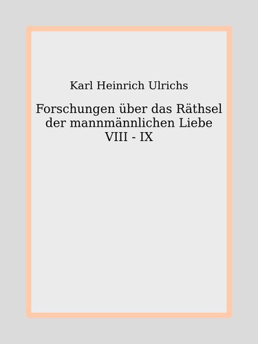 ﻿تحقیق در مورد معمای عشق مرد و مرد، جلد 3