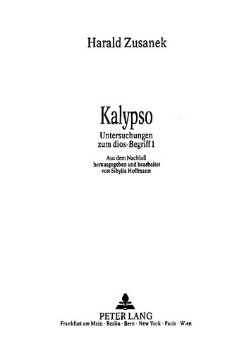 ﻿Calypso: بررسی مفهوم dios 1