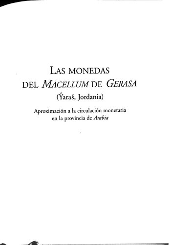 ﻿تقریب سکه های ماسلوم گراسا (یاراس، اردن) به گردش پولی در استان عربستان