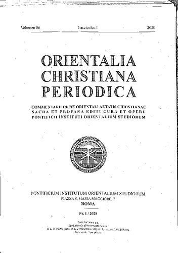 ﻿Orientalia Christiana Periodica