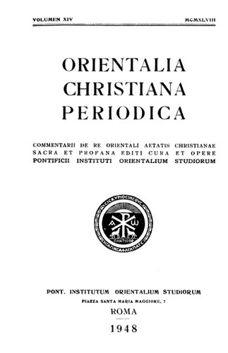 ﻿Orientalia Christiana Periodica