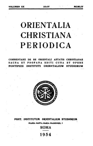 ﻿Orientalia Christiana Periodica