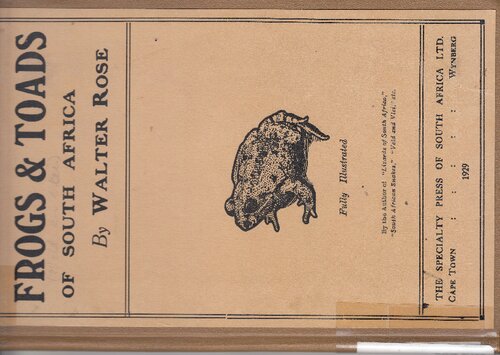 ﻿قورباغه ها و وزغ های آفریقای جنوبی