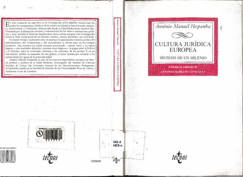 ﻿فرهنگ حقوقی اروپا: سنتز یک هزاره